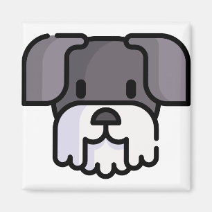 Miniature Schnauzer Magneet