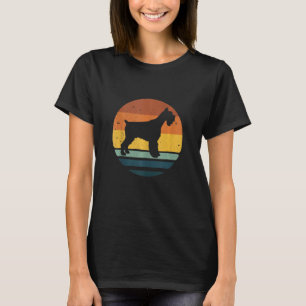 Miniature Schnauzer Mini Retro Dog mam T-shirt
