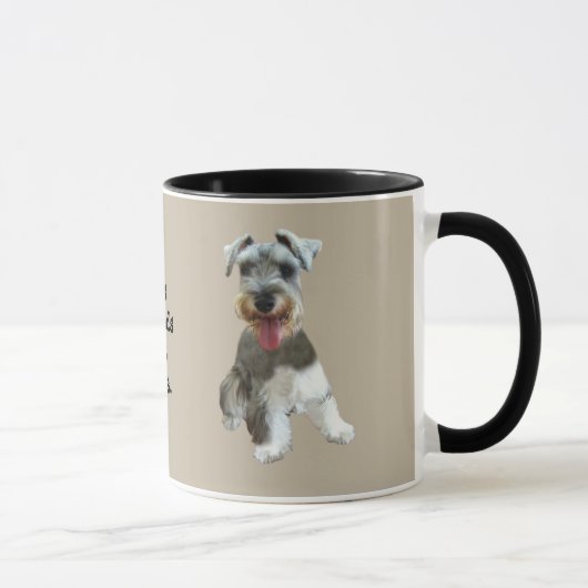 Miniature Schnauzer Mok (Rechts)