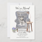 Miniature Schnauzer Moving Announcement Aankondiging (Voorkant)