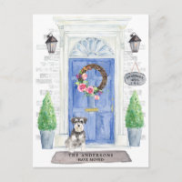 Miniature Schnauzer Moving Announcement