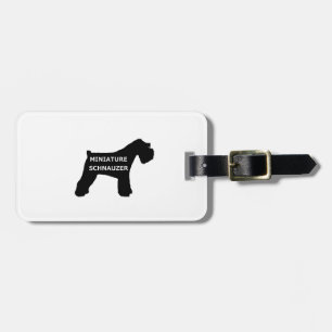 Miniature_Schnauzer name silo Bagagelabel