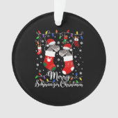 Miniature Schnauzer Noël Mini Schnauzer Noël (devant)