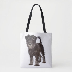 Miniature Schnauzer Puppy Dog Canvas Canvas tas