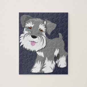 Miniature Schnauzer Puppy Legpuzzel