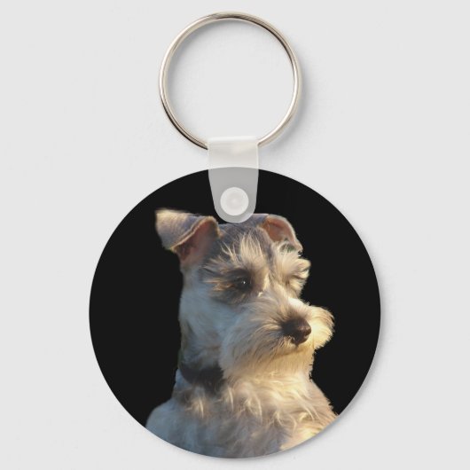 Miniature Schnauzer Sleutelhanger (Voorkant)