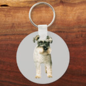 Miniature Schnauzer Sleutelhanger (Voorkant)