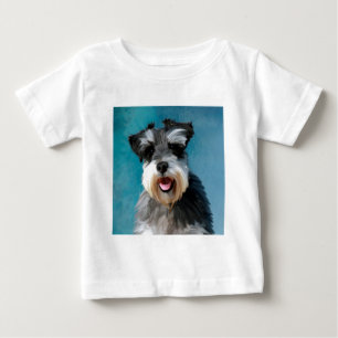 Miniature Schnauzer Waterverf Kunstschilderij
