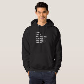 Miniature Schnauzers Dog Owner Coffee Saying Hoodie (Voorkant volledig)