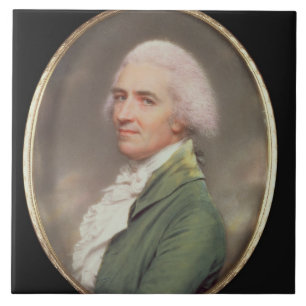 Miniature Self Portrait Tegeltje