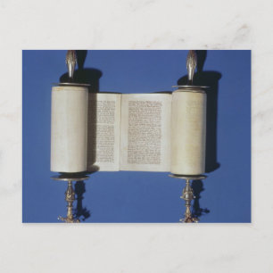 Miniature Torah Scroll, 1765 Briefkaart