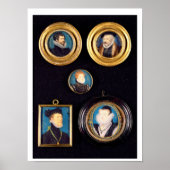 Miniaturen van Hilliard's vader en moeder, zelf Poster (Voorkant)
