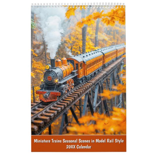 Miniatures de trains Calendrier 2026 – Scènes sais (Protection)