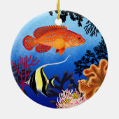 Miniatus Grouper Coral Reef Ornament (Achterkant)
