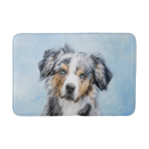 Miniatuur American Shepherd Painting - Dog Art Badmat