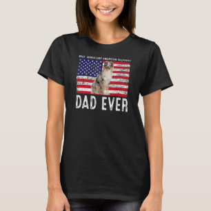 Miniatuur Amerikaanse Herder Papa USA Amerikaanse T-shirt