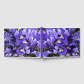 Miniatuur Blue Iriss Spring Floral Gastenboek (Volledig)