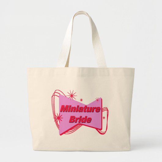Miniatuur Bride Junior Bride Canvas tas (Voorkant)