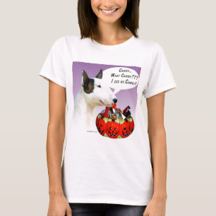 Miniatuur Bull Terrier Halloween Snoep T-shirt