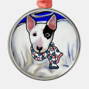Miniatuur Bull Terrier Metalen Ornament