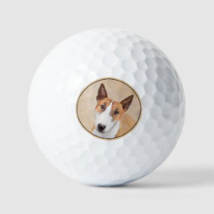 Miniatuur Bull Terrier Painting - Cute Original Do Golfballen