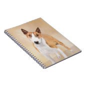 Miniatuur Bull Terrier Painting - Cute Original Do Notitieboek (Rechterzijde)