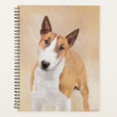 Miniatuur Bull Terrier Painting - Cute Original Do Planner (Voorkant)