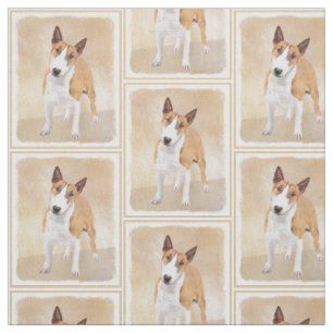 Miniatuur Bull Terrier Painting - Cute Original Do Stof