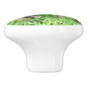 Miniatuur Donkey Mam en Baby Art Keramische Knop (Zijkant)