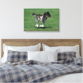Miniatuur Foal Running Canvas Afdruk (Insitu (Slaapkamer))