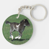 Miniatuur Foal Running Sleutelhanger (Achterkant)