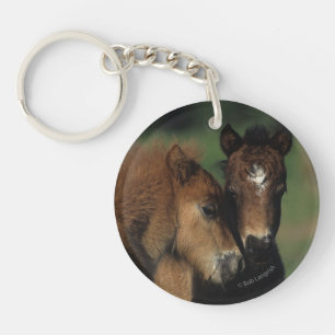 Miniatuur Foals 2 Sleutelhanger