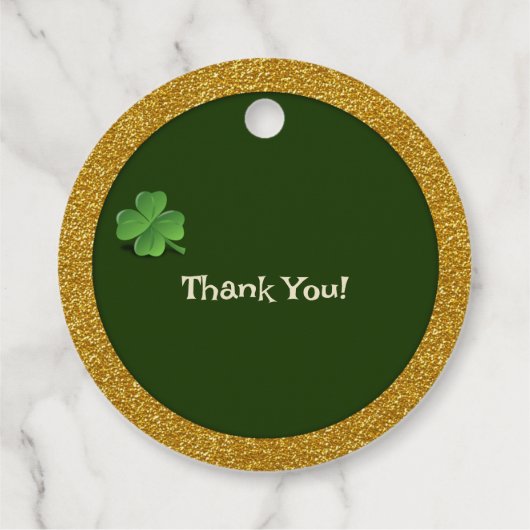 Miniatuur Leprechaun St Patrick's Day Bedankt RFT Bedankjes Labels