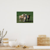 Miniatuur Mare & Foals 1 Poster (Keuken)
