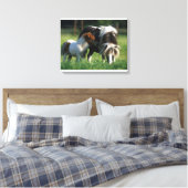 Miniatuur Mare & Foals 2 Canvas Afdruk (Insitu (Slaapkamer))