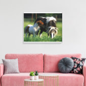 Miniatuur Mare & Foals 2 Canvas Afdruk (Insitu (Woonkamer))