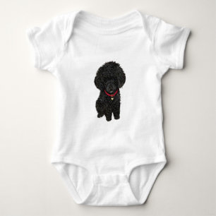 Miniatuur- of Toy Poodle - Zwart 1 Romper