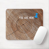 miniatuur op structuur met ringen muismat (Met muis)