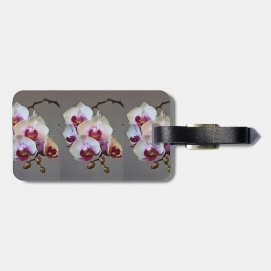 Miniatuur Orchidee Bagagelabel (Achterkant horizontaal)