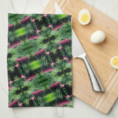 Miniatuur Pinecones sluit Abstract patroon af Theedoek (Quarter Fold)