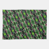 Miniatuur Pinecones sluit Abstract patroon af Theedoek (Horizontaal)