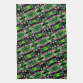 Miniatuur Pinecones sluit Abstract patroon af Theedoek (Verticaal)