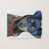 Miniatuur Pinscher Black en Brown Legpuzzel (Horizontaal)