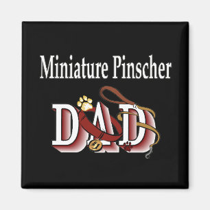 miniatuur pinscher dad Magnet Magneet