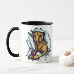 Miniatuur Pinscher en peperkoek Mok
