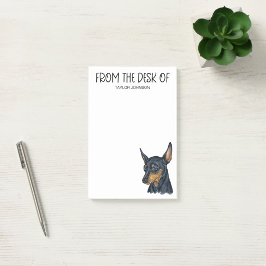 Miniatuur Pinscher Lover Post-it® Notes (Kantoor)
