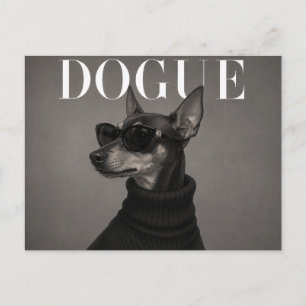 Miniatuur Pinscher Luxe Mode Hond Briefkaart