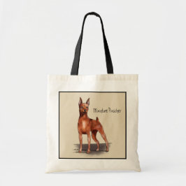 Miniatuur Pinscher (Rode) Canvas tas