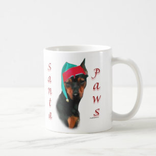 Miniatuur Pinscher Santa Paws Koffiemok