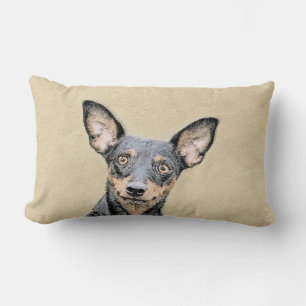 Miniatuur Pinscher-schilderkunst Kussen